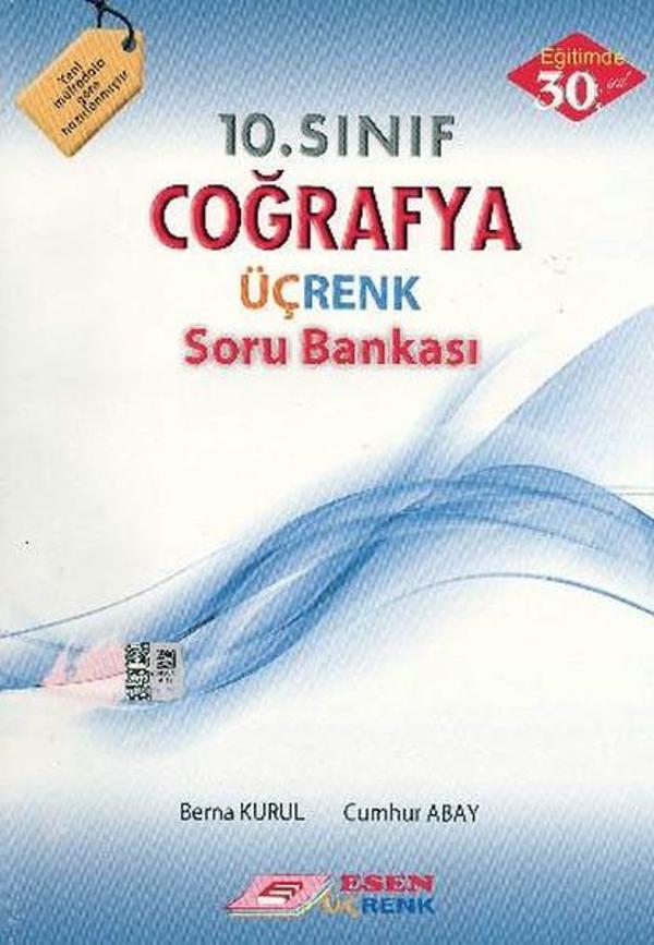 Üçrenk 10. Sınıf Coğrafya Soru Bankası - Esen Yayıncılık - Eğitim - Image 1