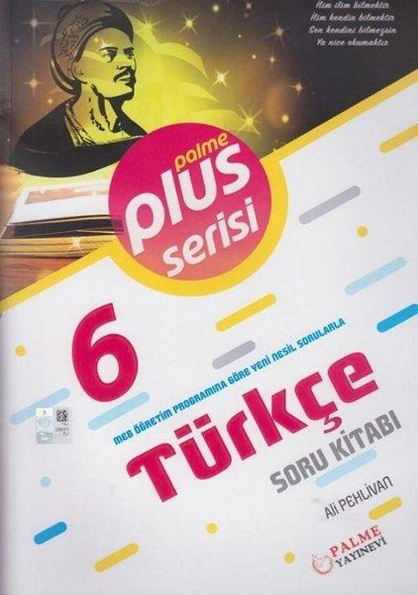 6.Sınıf Türkçe Plus Serisi Soru Kitabı - Palme Eğitim - Image 1
