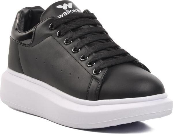 Walkway Damascus Geniş Kalıp Siyah-Beyaz Unisex Sneaker - Image 1