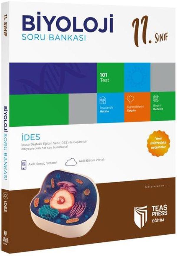 11.Sınıf İDES Biyoloji Soru Bankası - Teas Press Eğitim - Image 1