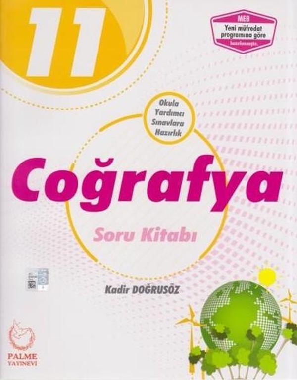 11.Sınıf Coğrafya Soru Kitabı - Palme Yayınları - Image 1