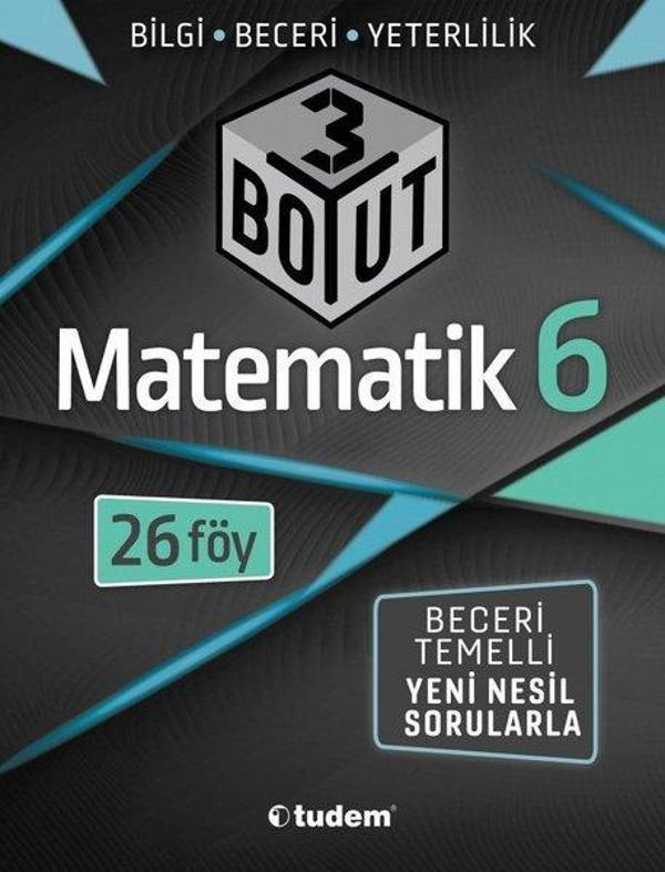 Yeni Matematik 6.Sınıf 3 Boyut - Tudem Yayınları - Ders Kitapları - Image 1