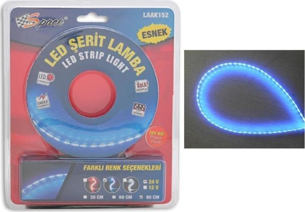 Space Ledli Şerit Lamba 12V Mavi (30cm) / LAAK152-2 - Image 1