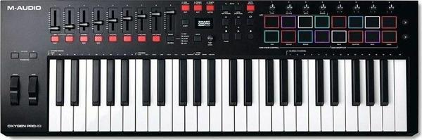 M-Audio Oxygen Pro 49 Midi Klavye  Yarı-ağır tuşe, 49 Tuşlu Profesyonel USB/Midi controller - Image 1