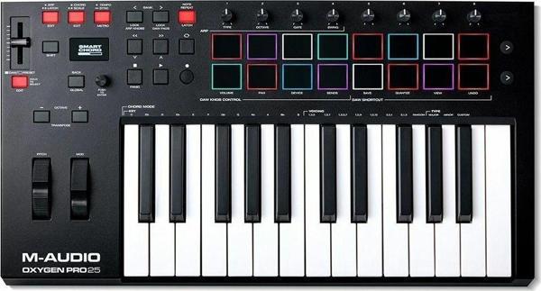 M-Audio Oxygen Pro 25 Tuşlu Yarı Ağır Tuşe Usb-Midi Klavye - Image 1