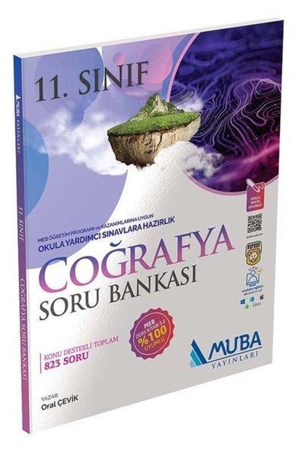 2022 11.Sınıf Coğrafya Soru Bankası - Muba Yayınları - Image 1