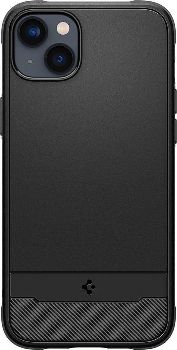 Spigen iPhone 14 Plus ile Uyumlu Kılıf Rugged Armor Mag (MagSafe Uyumlu) Matte Black - Image 1