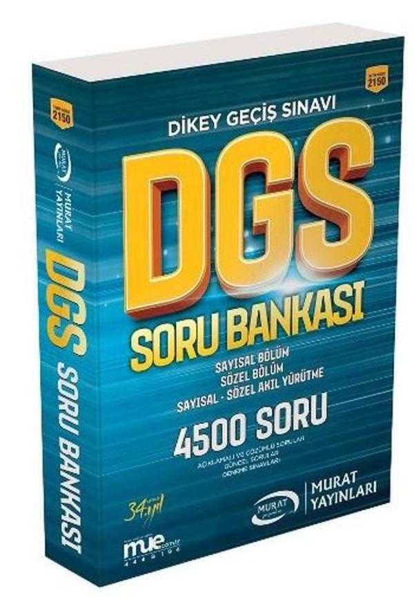 DGS Soru Bankası 2150 - Ankara Murat Yayıncılık - Image 1
