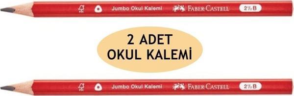Faber-Castell Jumbo Okul Kurşun Kalemi 2.5b - 2 Adet - Image 1