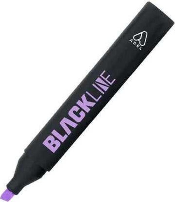 Adel Blackline Fosforlu Kalem - Mor - Image 1