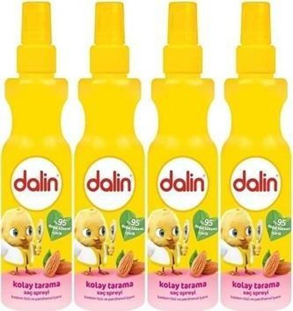 Dalin Kolay Tarama Sprey Badem Yağlı 200 MLx4 Adet - Image 1