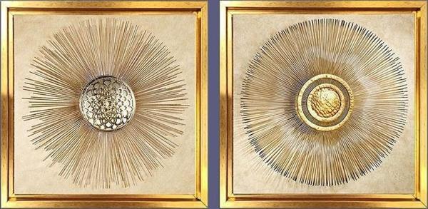 Magic Home CT1016 Cam Baskı Çerçeveli 60x60 2 li Set Tablo - Image 1