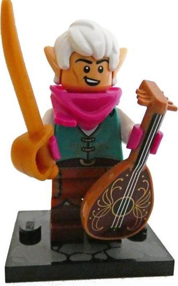 Lego Minifigür 71047 Dungeons & Dragons - 9 Elf Bard - Image 1