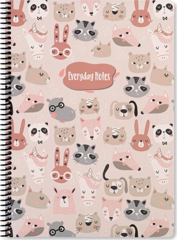 Keskin Color 16.5X22.5 Çizgili Defter Animal Friends - Hayvanlar - Image 1