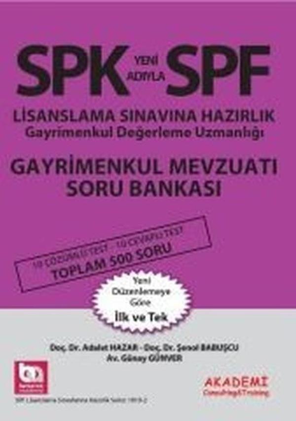 SPF Gayrimenkul Mevzuatı Soru Bankası - Akademi Consulting - Image 1