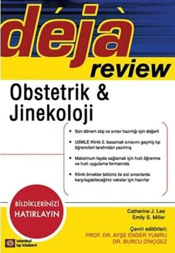 Deja Review-Obstetrik ve Jinekoloji - İstanbul Tıp Kitabevi - Image 1