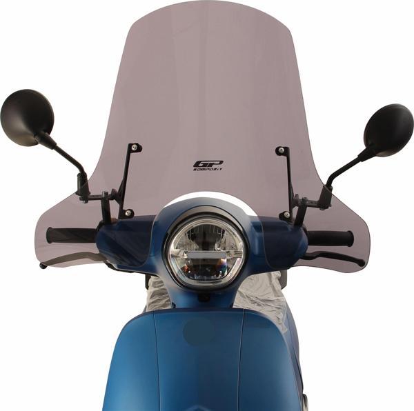 GP Kompozit SYM Fiddle 2024 Uyumlu Elcikli Ön Cam Füme - Image 1