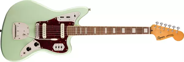 Squier Classic Vibe 70s Jaguar Laurel Klavye Surf Green Elektro Gitar - Image 1