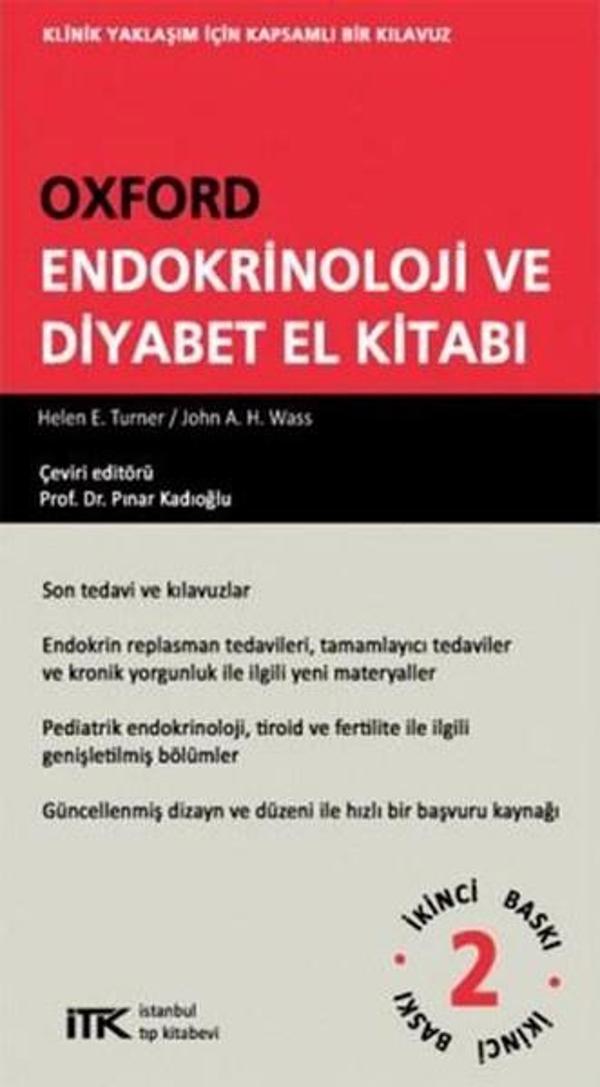Oxford Endokrinoloji ve Diyabet El Kitabı - İstanbul Tıp Kitabevi - Image 1