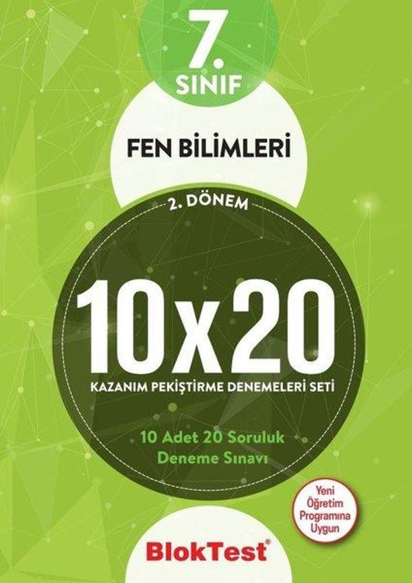 7.Sınıf 2. Dönem Fen Bilimleri Kazanım Pekiştirme Denemeleri Seti - Bloktest Yayınları - Image 1