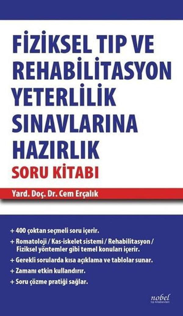 Fiziksel Tıp ve Rehabilitasyon Yeterlilik Sınavlarına Hazırlık Soru Kitabı - Nobel Tıp Kitabevleri - Image 1
