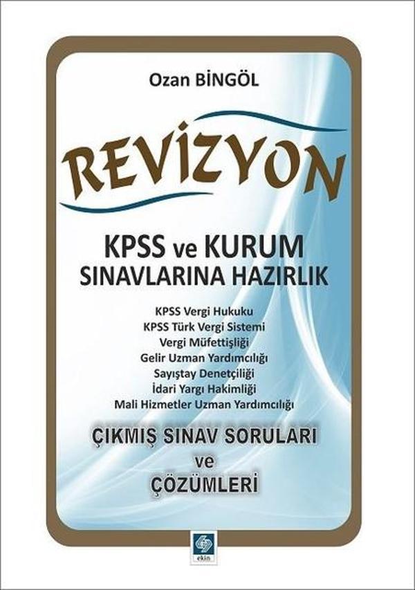 Revizyon KPSS ve Kurum Sınavlarına Hazırlık - Ekin Basım Yayın - Image 1