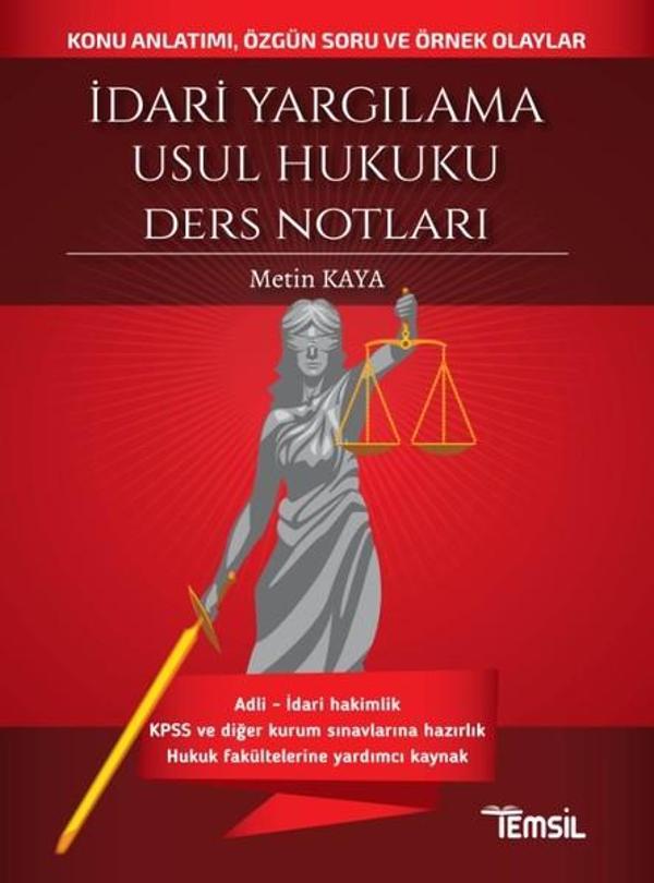 İdari Yargılama Usul Hukuku Ders Notları - Temsil Kitap - Image 1