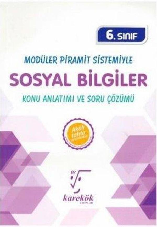 6.Sınıf Modüler Piramit Sistemiyle Sosyal Bilgiler MPS Konu Anlatımı ve Soru Çözümü - Karekök Eğitim Yayınları - Image 1