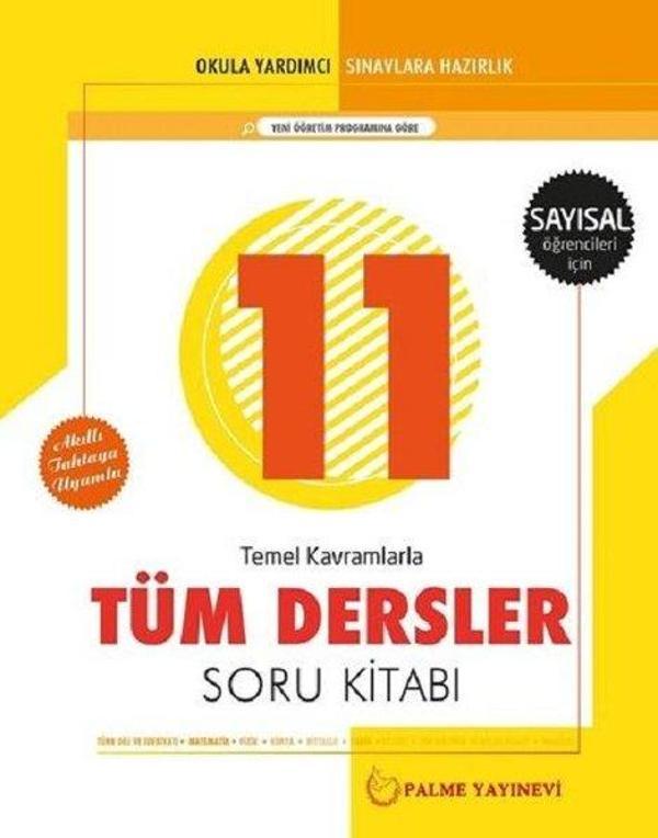 Palme 11.Sınıf Tüm Dersler Soru (Sayısal) 2019 - Palme Eğitim - Image 1