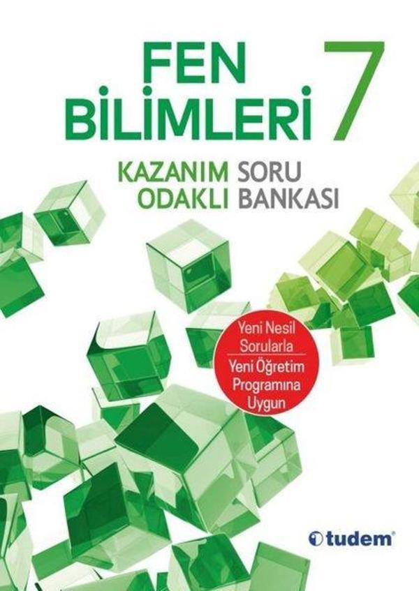 7.Sınıf Fen Bilimleri Kazanım Odaklı Soru Bankası - Tudem Yayınları - Ders Kitapları - Image 1