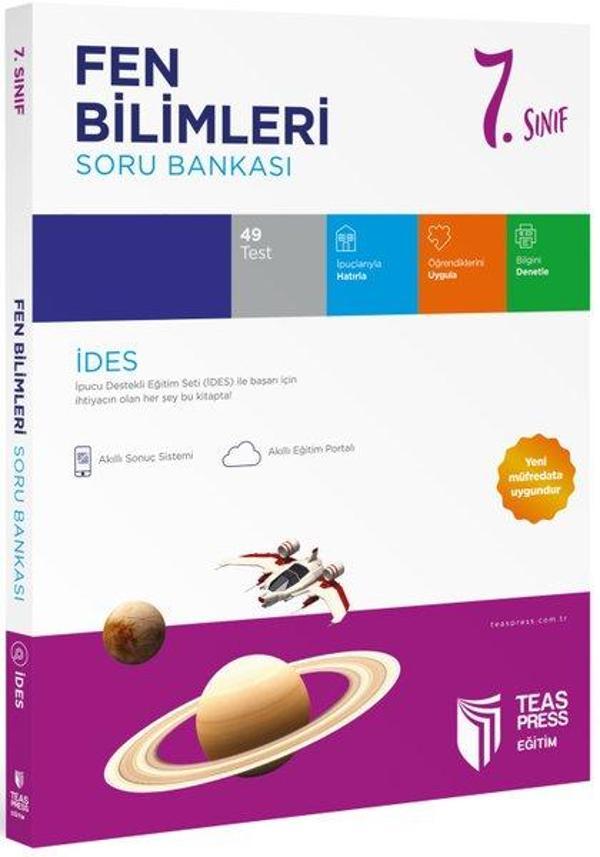 7.Sınıf İDES Fen Bilimleri Soru Bankası - Teas Press Eğitim - Image 1