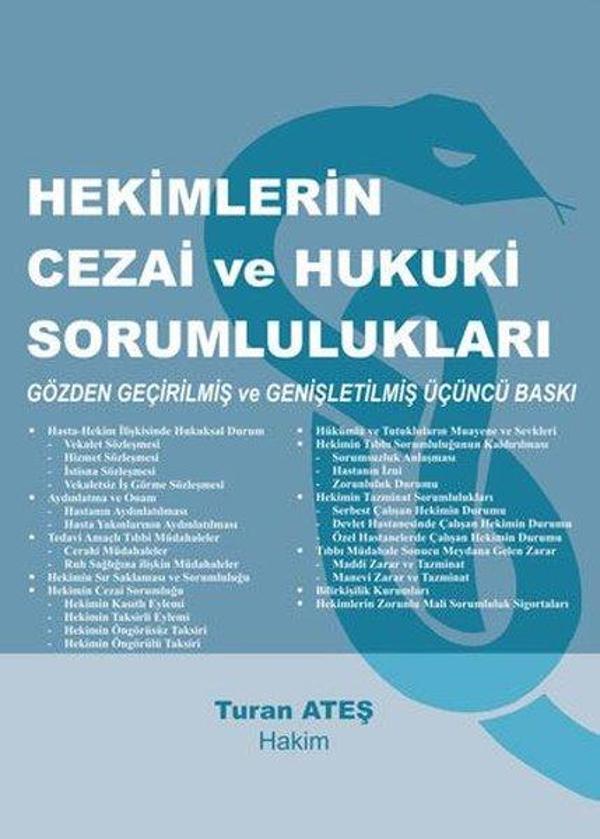 Hekimlerin Cezai  ve Hukuki Sorumlulukları - Nobel Tıp Kitabevleri - Image 1