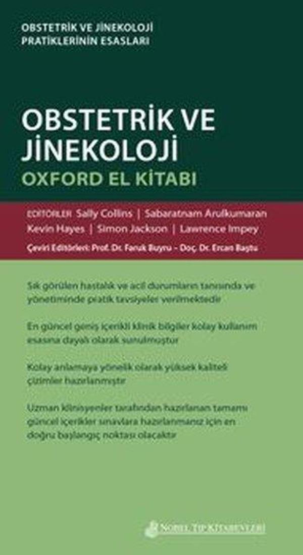 Oxford Obstetrik ve Jinekoloji El Kitabı - Nobel Tıp Kitabevleri - Image 1