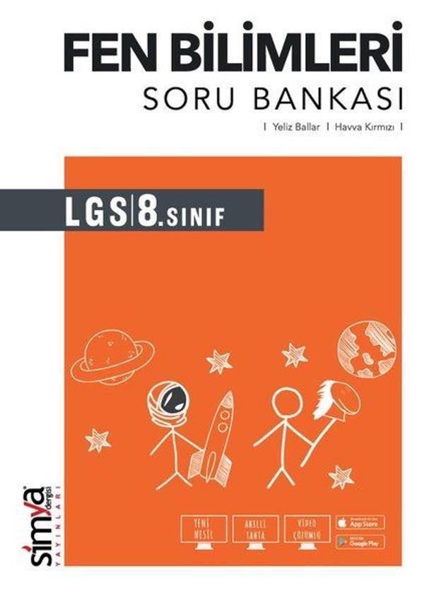 8. Sınıf Fen Bilimleri Soru Bankası - Simya Dergisi Yayınları - Image 1