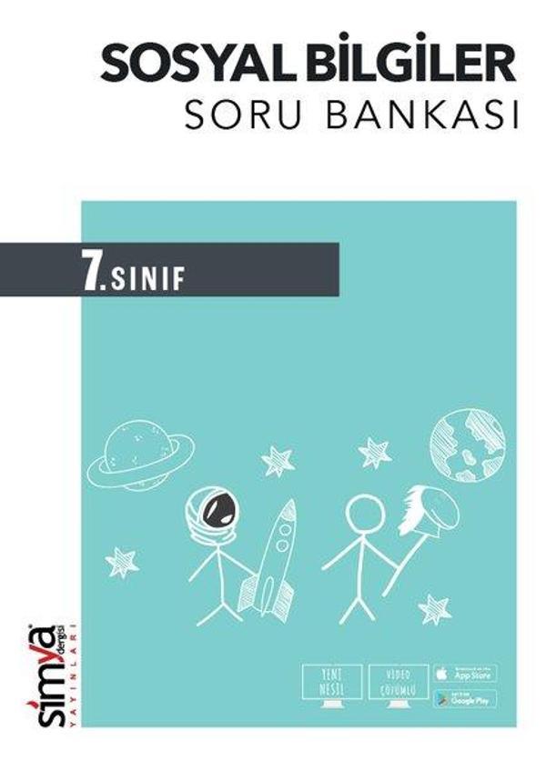 7. Sınıf Sosyal Bilgiler Soru Bankası - Simya Dergisi Yayınları - Image 1