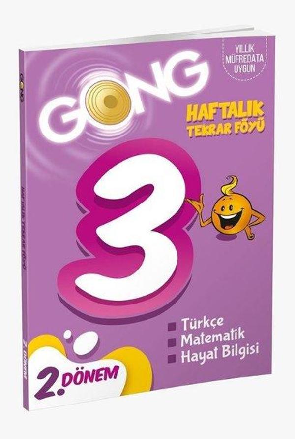 Gong 3. Sınıf 2. Dönem Haftalık Tekrar Föyü - Gong Yayınları - Image 1