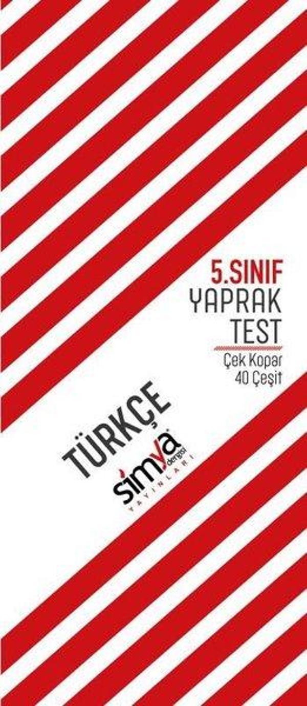 5. Sınıf Türkçe Çek Kopar - Simya Dergisi Yayınları - Image 1