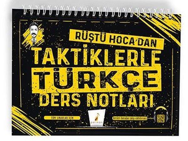 Tüm Sınavlar için Rüştü Hoca'dan Taktiklerle Türkçe Ders Notları - Pelikan Yayınları - Image 1