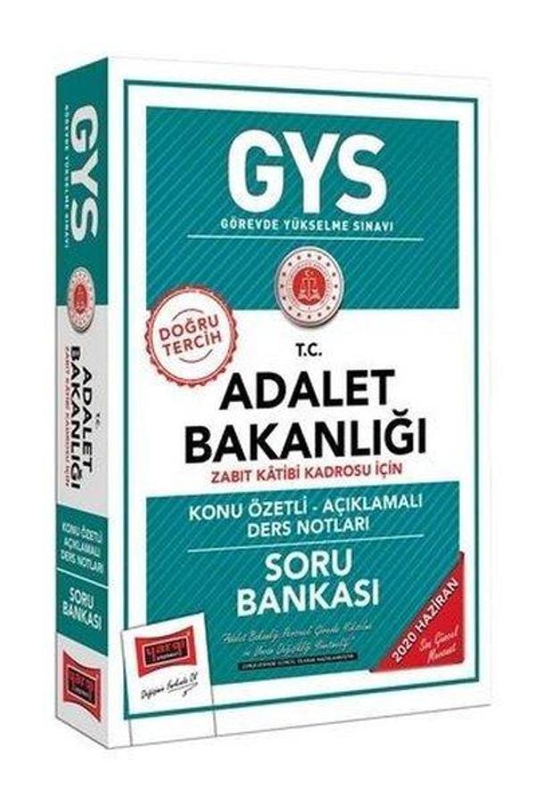 GYS T.C. Adalet Bakanlığı Zabıt Katibi Kadrosu İçin Konu Özetli Soru Bankası - Yargı Yayınları - Image 1