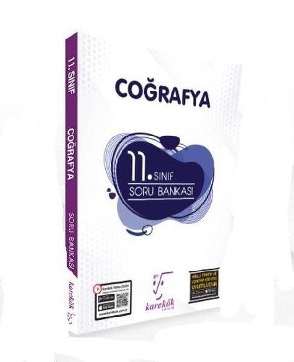 11.Sınıf Coğrafya Soru Bankası - Karekök Eğitim Yayınları - Image 1