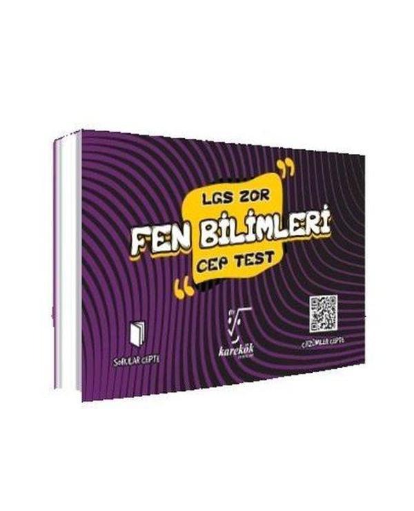 LGS Cep Test Fen Bilimleri Zor - Karekök Eğitim Yayınları - Image 1