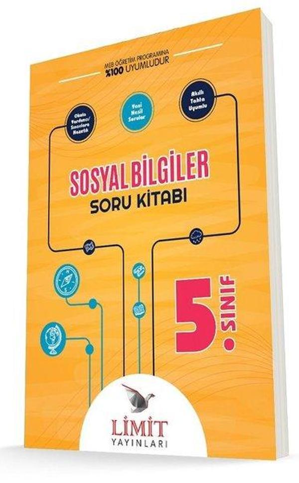 5.Sınıf Sosyal Bilgiler Soru Kitabı - Limit Yayınları - Image 1