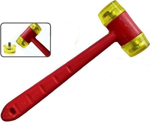 Hodbehod 40 Mm Vidalı Tokmak Değiştirilebilir Plastik Kafalı Çekiç - Image 1