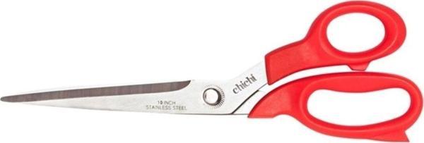 Chichi Plastik Saplı Terzi Makası 10 Inç 25Cm / Gl130 - Image 1