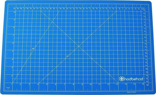 Hodbehod A1 Büyük Boy Mavi Çift Taraflı Kesim Tablası Cutting Mat 60X90Cm - Image 1