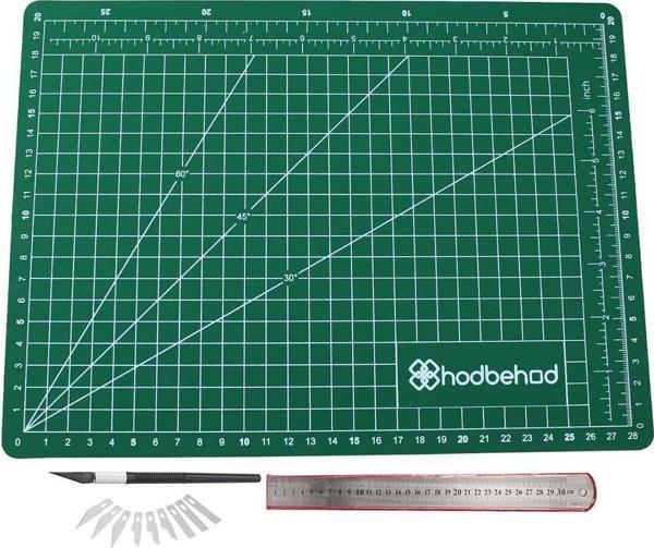 Hodbehod A3 45X30Cm Yeşil Hobi Kesim Altlığı Çift Taraflı Cutting Mat Set - Image 1