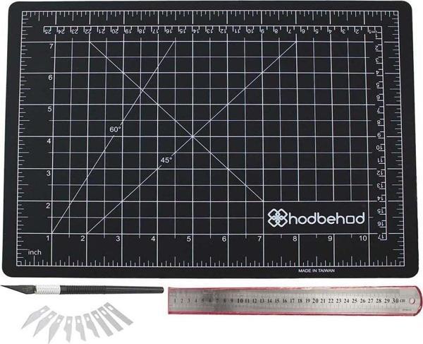 Hodbehod A4 Siyah Hobi Kesim Matı Seti Çift Taraflı Cutting Mat Set - Image 1