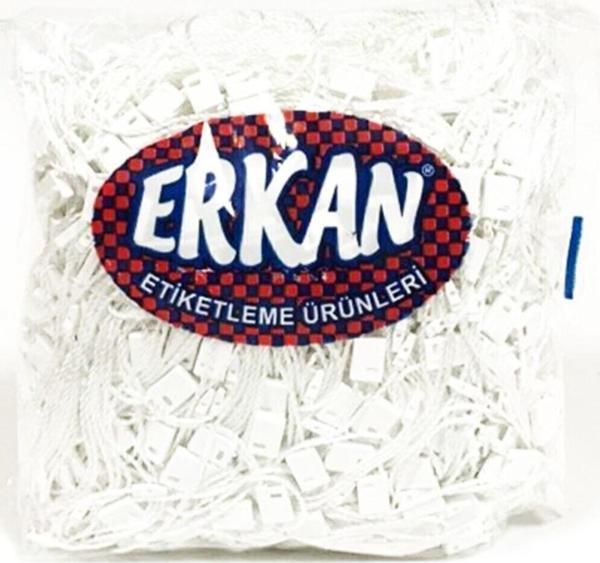 Erkan Kilitli Etiket Ipi Beyaz Renk 1.000 Adet (1 Paket) - Image 1