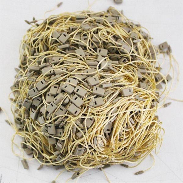 Hodbehod Gold Sarı Renk Kilitli Geçmeli Etiket Ipi 1.000 Adet - Image 1
