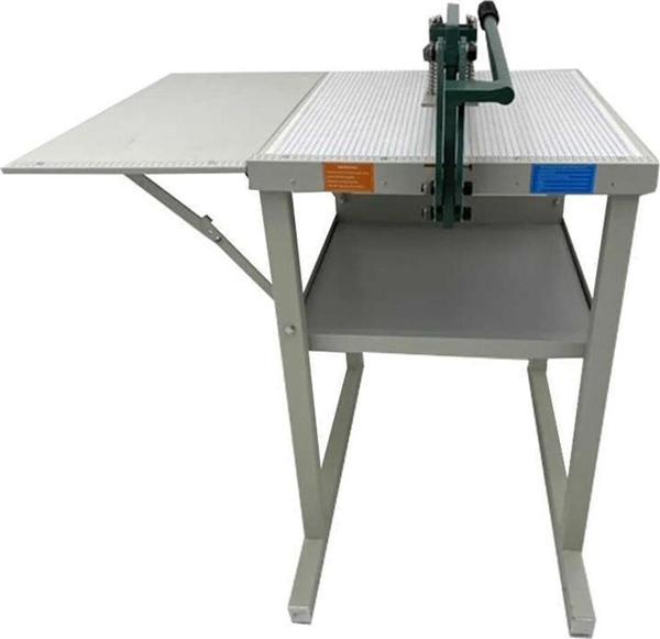 Hodbehod Kartela Kesme Makinesi Zikzag Kesme Sürfile Kesme Kumaş Kesim Makinesi 60 Cm Bıçak Boyu - Image 1